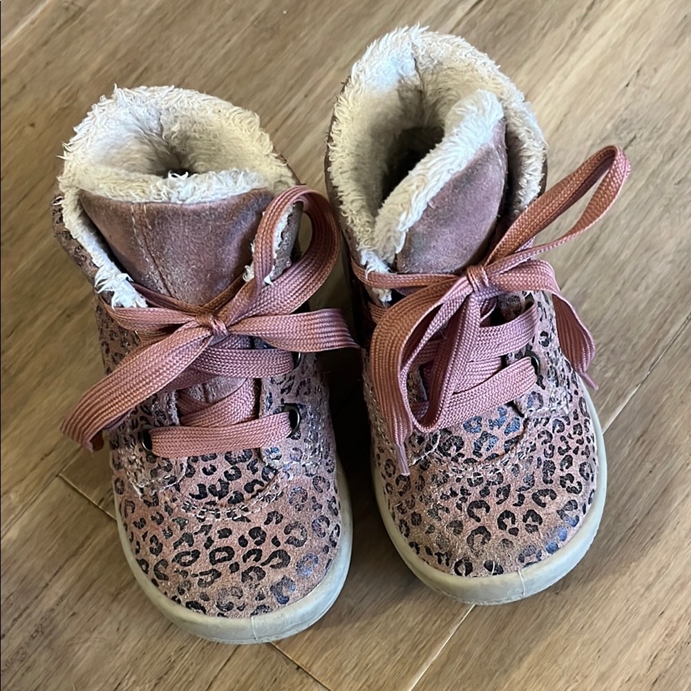 Baby Superfit Goretex Leopard Print Fleece Lined Boots 5